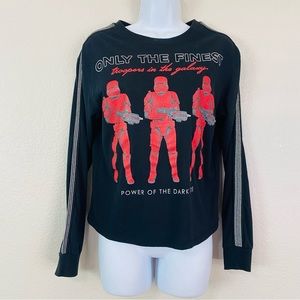 Star Wars Storm Troopers Graphic Long Sleeve Tee Shirt Size M